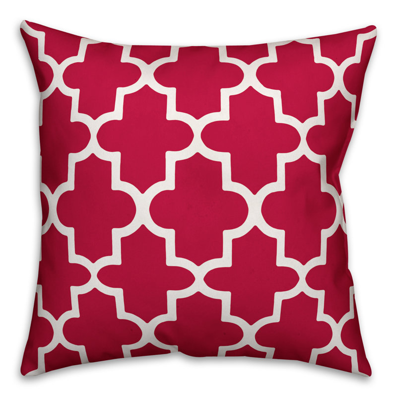 Quatrefoil Throw Pillow