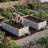 Silver Metal Outdoor Raised Garden Bed-815820157