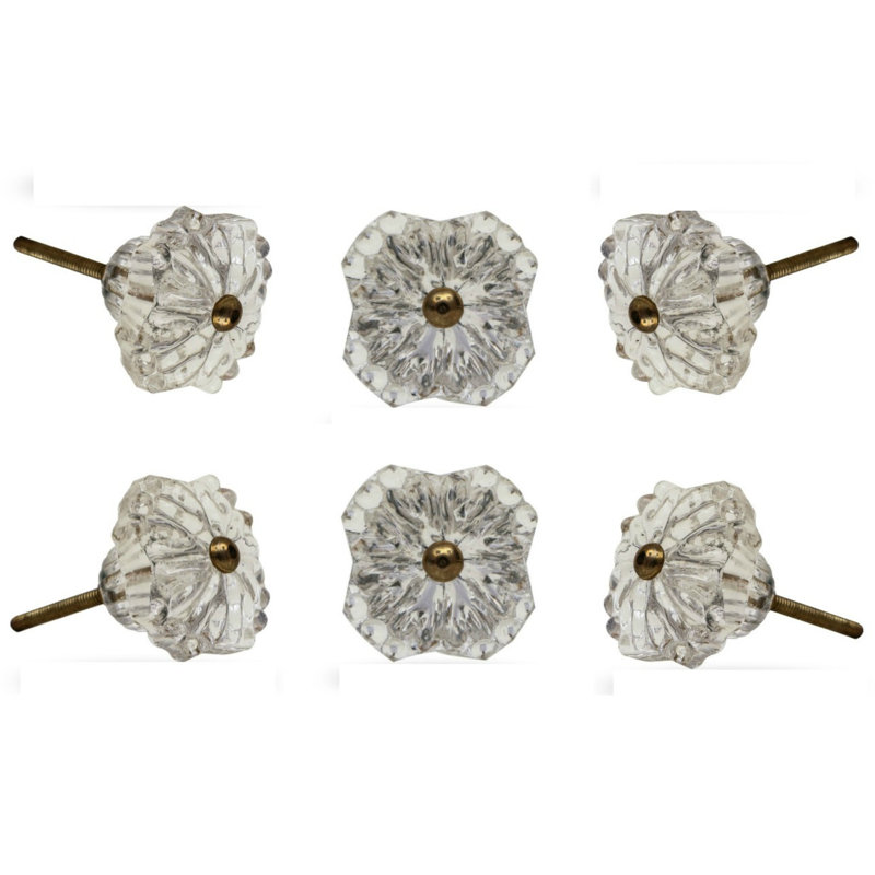 Multipack de boutons de fantaisie Hobery, Transparent