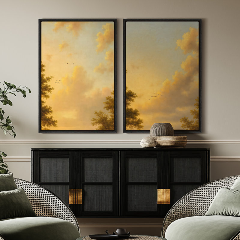 Art mural encadré sur toile, rétro muraux abstraits pour chambre à coucher, Noir, H 36 po x l 24 po