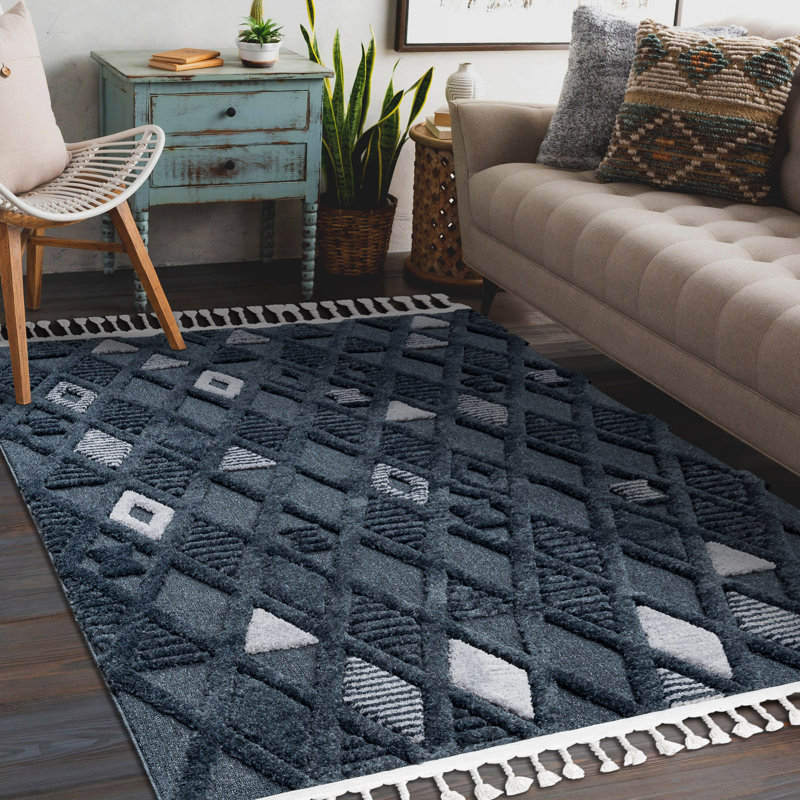 Aurthur Geometric Area Rug, Rectangular 200 x 290cm
