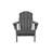 Outdoor Folding Chair With Side Table In Gray. Spacious Seating Option Large Seat, Tall And Wide . Construction, Weather . Integrated Cup Holder. Simple Assembly Steps. 350Lbs Load Capacity Gray-1884637647