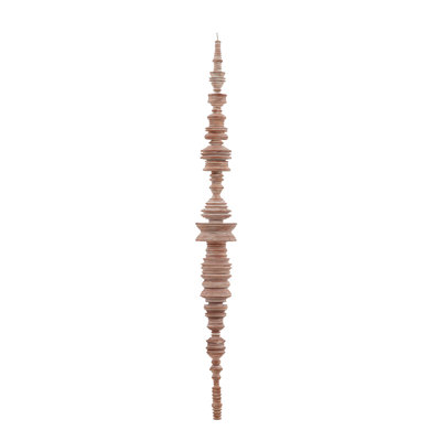Sculpture Titan suspendue brun