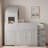 Wooden Loft Bed With Desk, Drawers And Cabinets-1298272454