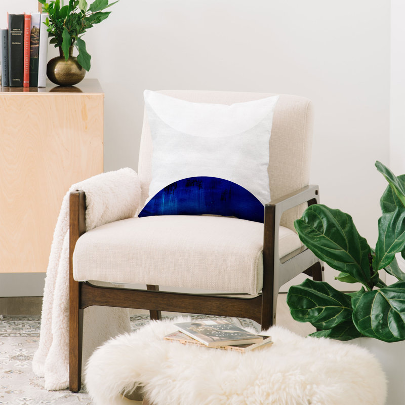 Indoor/Outdoor Abstract Throw Pillow, 18" x 18"