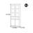 New Chinese style solid wood bookcase