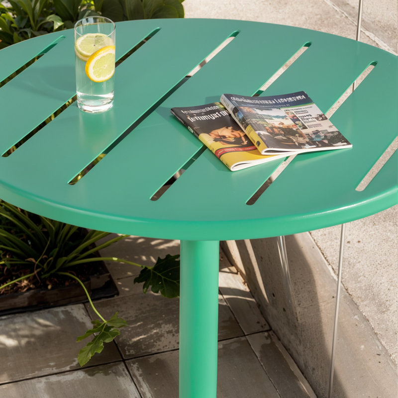 Table d'extérieur Sory L 23,62 x l 23,62, Green