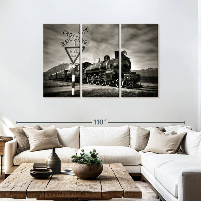 Mehar Rail Crossing, 48" H x 74" W