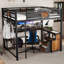 Twin XL Loft Bed with Desk Storage and Noise-Free Design-125527719