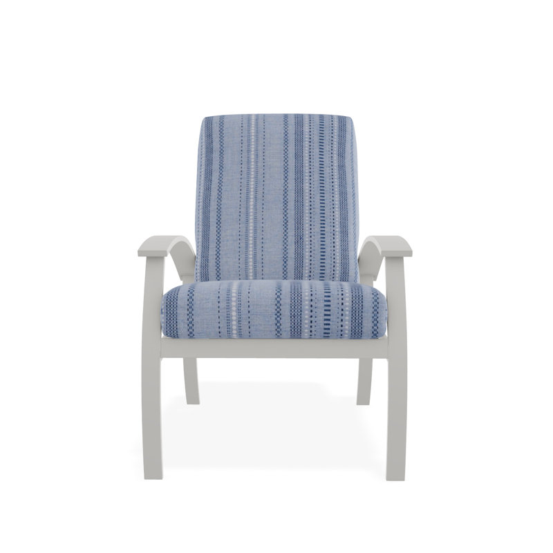 Belle Isle Outdoor Lounge Chair, Huskie, Snow