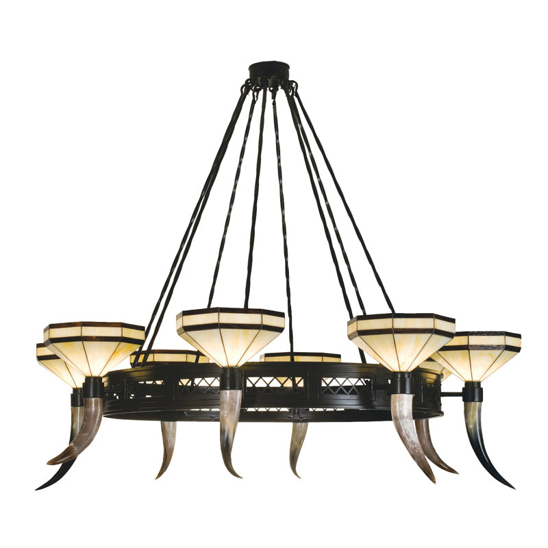 Rustic Lodge 8 - Light Chandelier