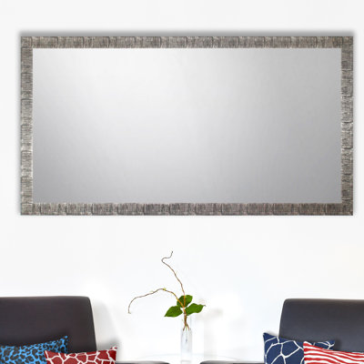 Guildford Wood Flat Wall Mirror
