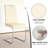 Modern 71in Glass Dining Table Set with Luxury Faux Leather Dining Chairs-114316166-114316168-115627112