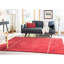 Santiago Handmade Wool Red Rug-203258264