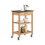 Navin Bamboo / Rattan Bar Cart