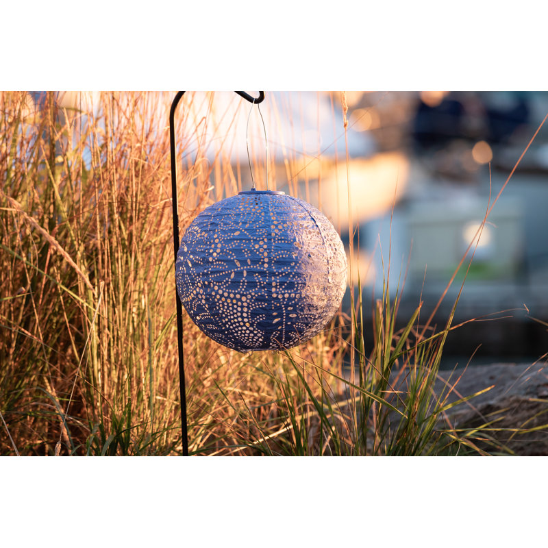 Lanterne solaire 12 po Stella Monstera, Bleu