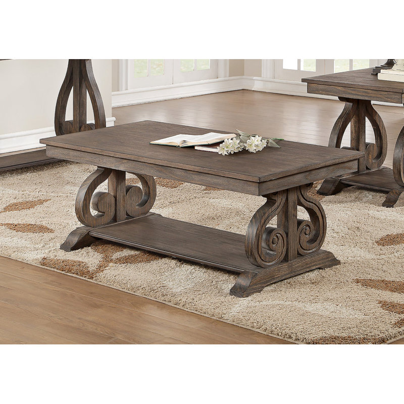 Table basse rectangulaire à DEL