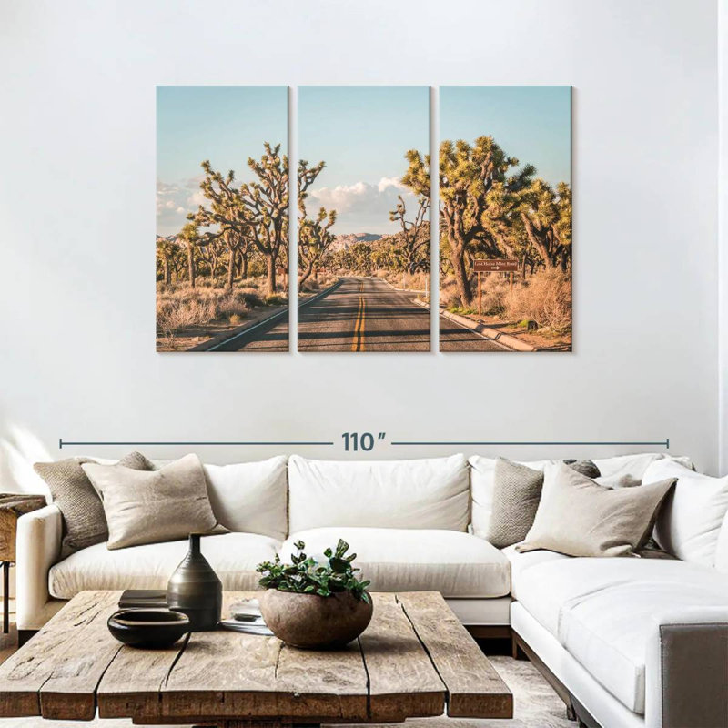 Mehar Cactus Road, 48" H x 74" W