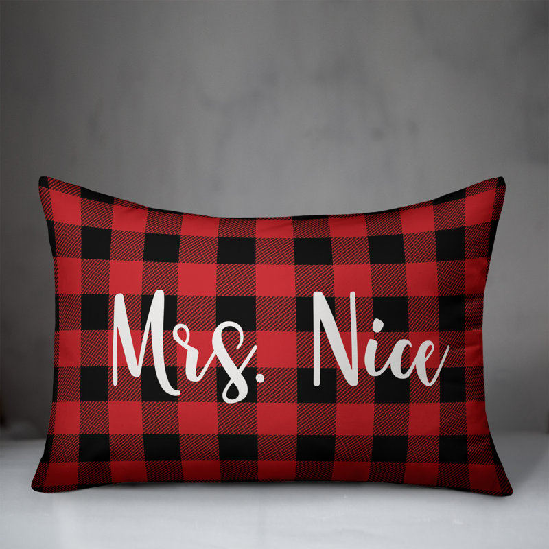  Coussin lombaire à carreaux Mme.