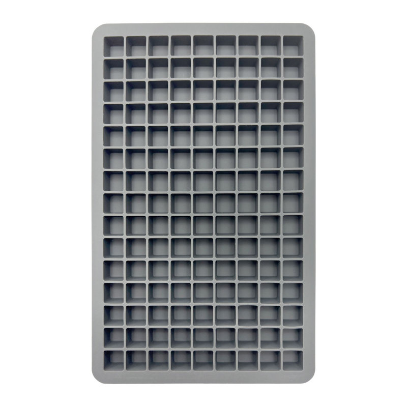 Mini Ice Cube Tray with Lid, Charcoal