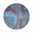Agate Lava Vegan Leather Round Coasters-119015181