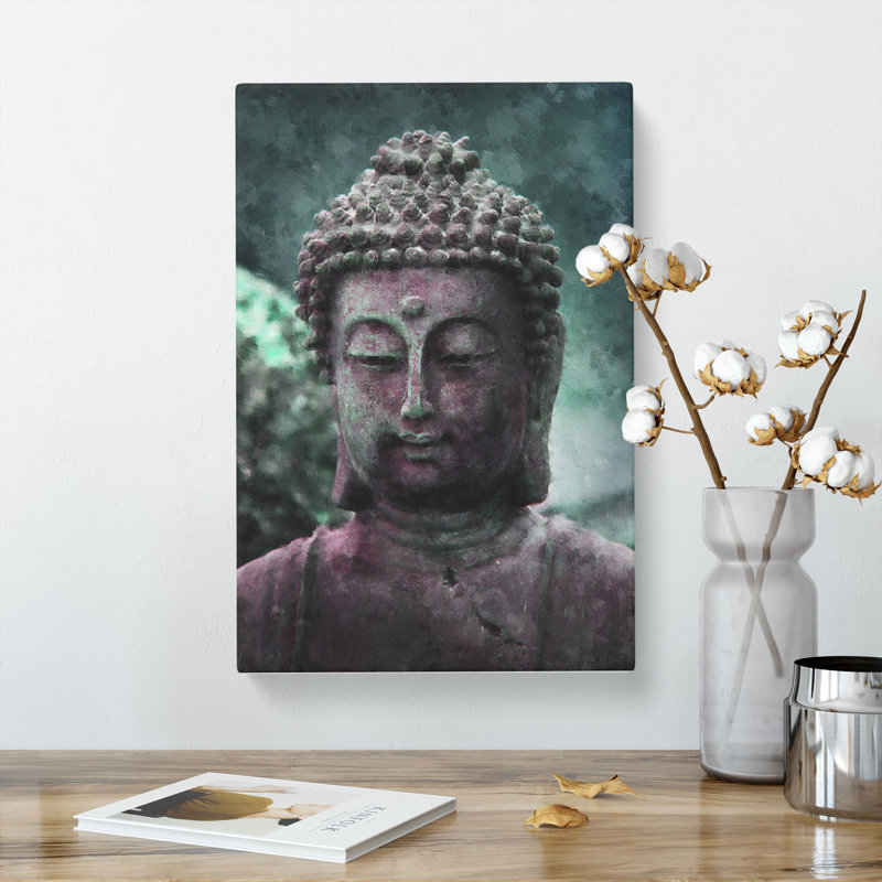 Buddha Statue Vol.1 - Wrapped Canvas, 76cm H x 50cm W x 3cm D