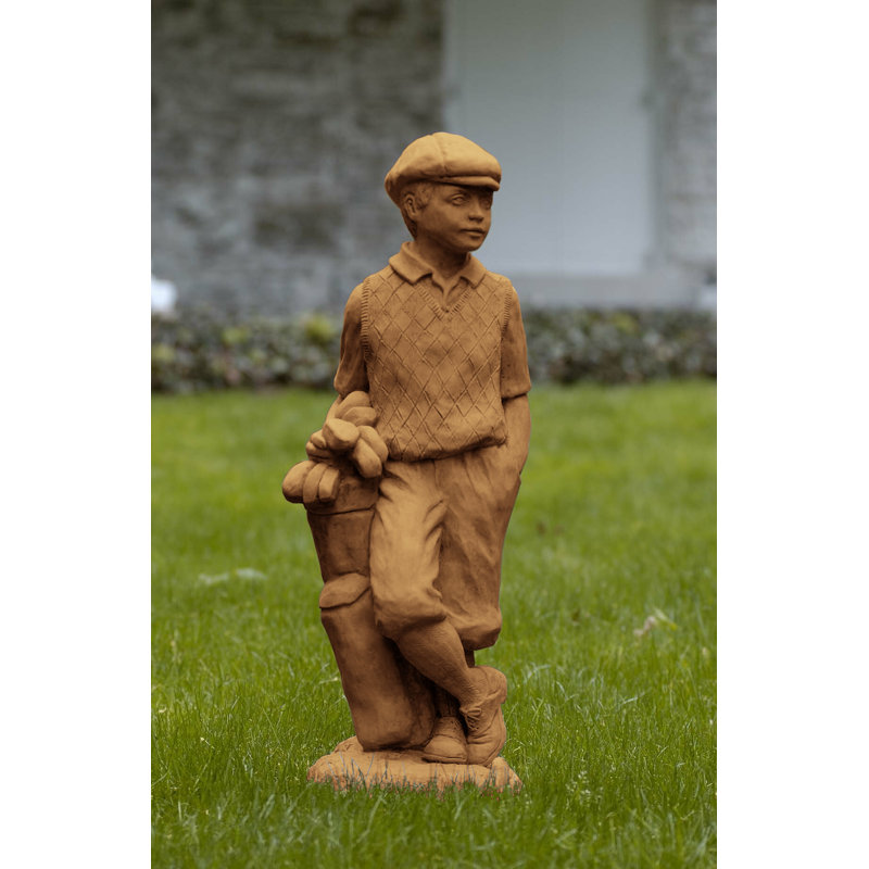 Statue mâle golfeur, Travertin