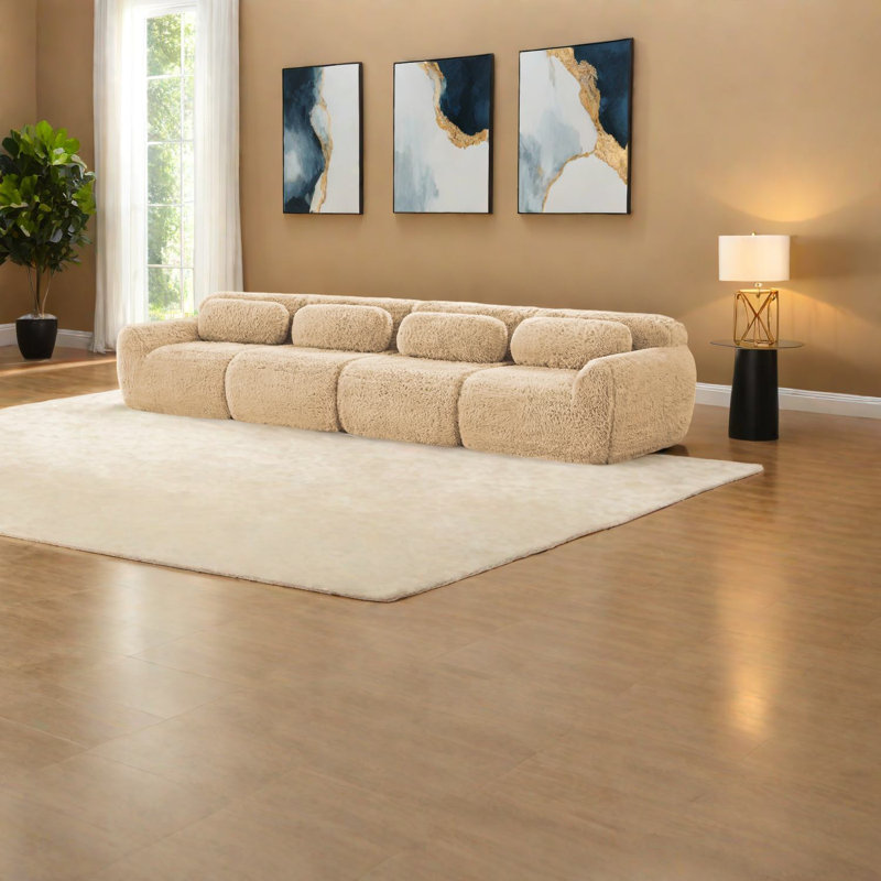 Canapés ergonomiques moelleux, tissu moelleux, pour le cinéma maison et la chambre à coucher