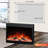 36"Electric Fireplace Insert,Four 3D Color with Log and Flame, Adjustable Flame Speed-1518777610