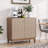 31.5-inch geometric design sideboard
