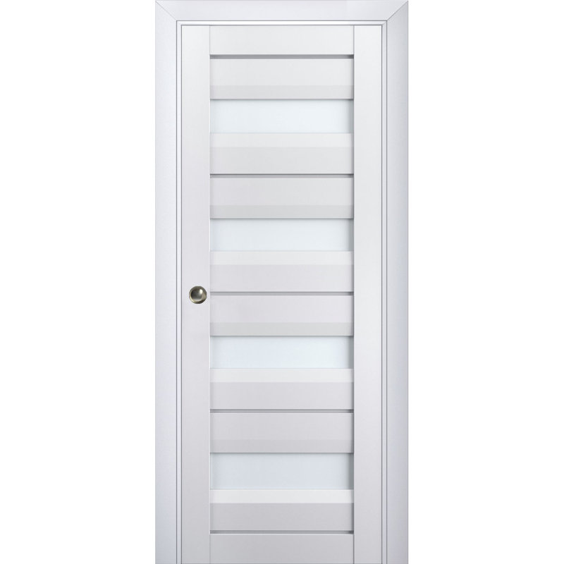 Portes de placard Veregio, 36 po x 96 po, Blanc