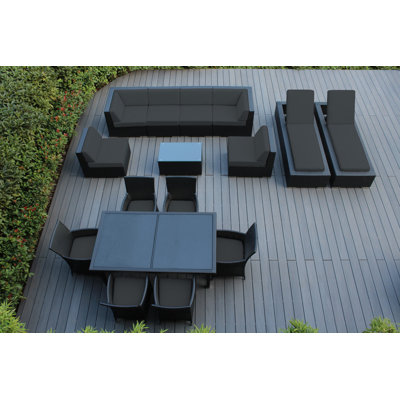 Pavior 14 - Person Patio Conversation Set with Cushions