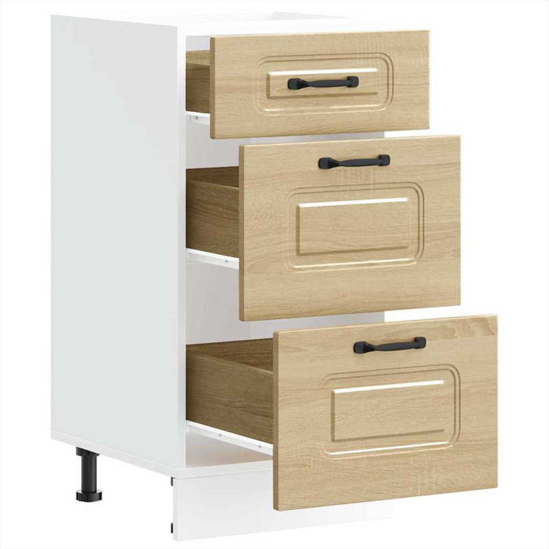 Kitchen Base Cabinet Kalmar Engineered Wood, Sonoma Oak