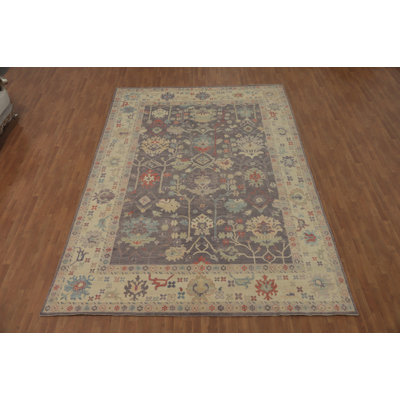 Vegetable Dye Oushak Turkish Large Rug 10x14