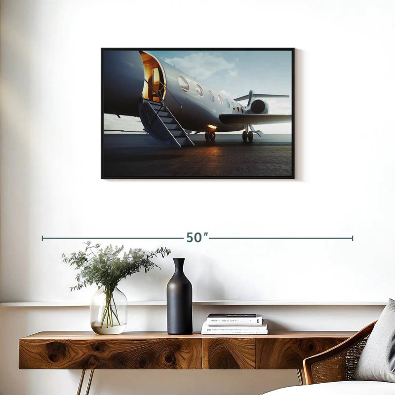Mehar Luxury Private Plane, 21" H x 31" W