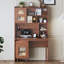 Bureau d'ordinateur avec bureau rotatif à 90 degrés (sans la chaise)-367639902