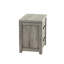 Bedroom Nightstand In Grey, Containing 2 Drawers Grey With Useful