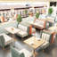 Banc rembourré Leathaire-100032755