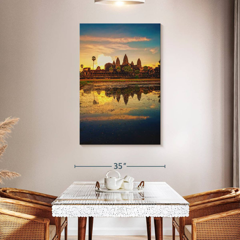 Adella Angkor Wat, 48" H x 32" W