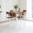 5-Piece Iron Frame Counter Height Extendable Dining Table Set-1927056082-1927056083