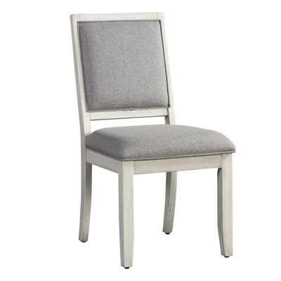 Chaise d'appoint Amonti en blanc vieilli