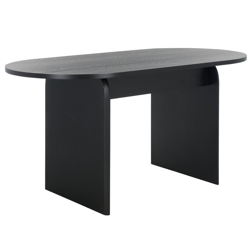 Table de salle à manger Aveyon, Noir