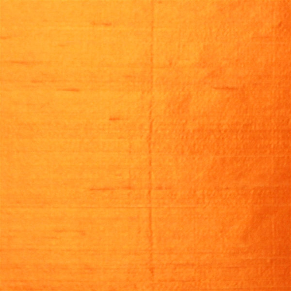 Sankara Silk Throw Pillow, 18" H x 18" W x 5" D, Orange