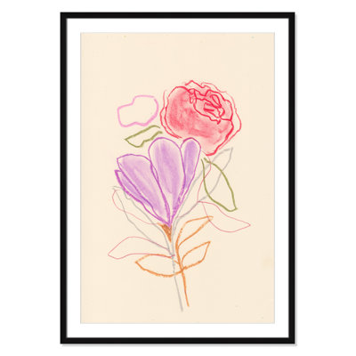 Simple Floral III Print by Bea Dina
