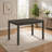 Muly Dining Table, 43 Inch Rectangular Top, Gray-Brown Wood Legs