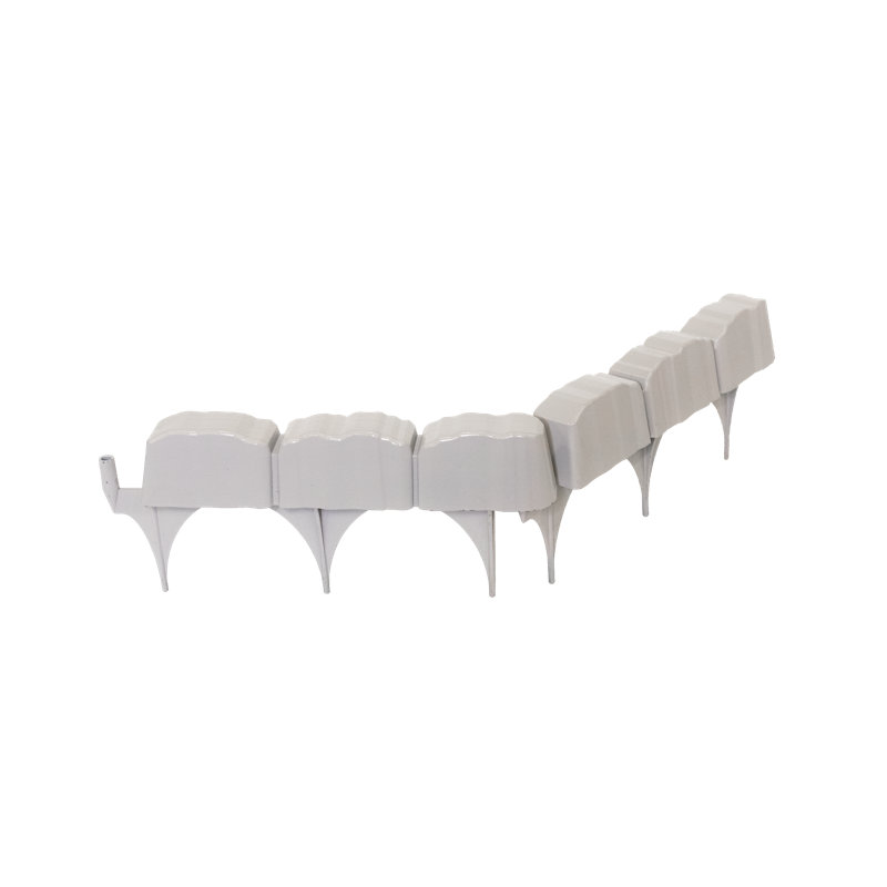 Bordure de jardin en composite H 2,25 po x l 13,5 po gris ardoise