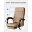 Chaise de bureau moderne en cuir multifonction