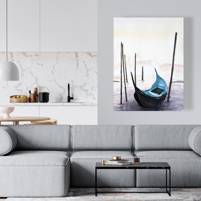 Gondole à Venise - Toile marine pour décoration intérieure