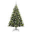 Artificial Hinged Christmas Tree 300 LEDs Green-1603129263-1603129250