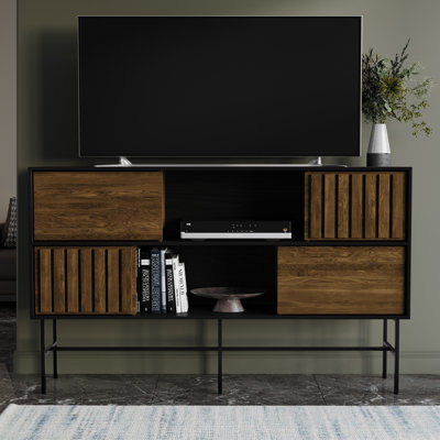 Brown Oakridge Vintage Media Console
